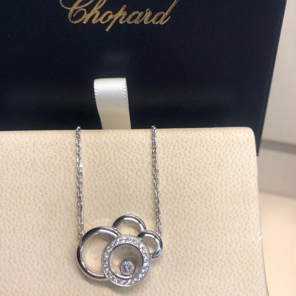 Chopard Happy Dream Diamond Pendant-NEW/CERT - Picture 1 of 12
